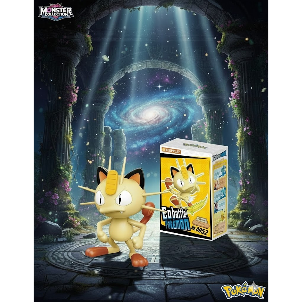 Go Battle Figure! Pokémon Vol.1 Meowth – Keepplay PP09
