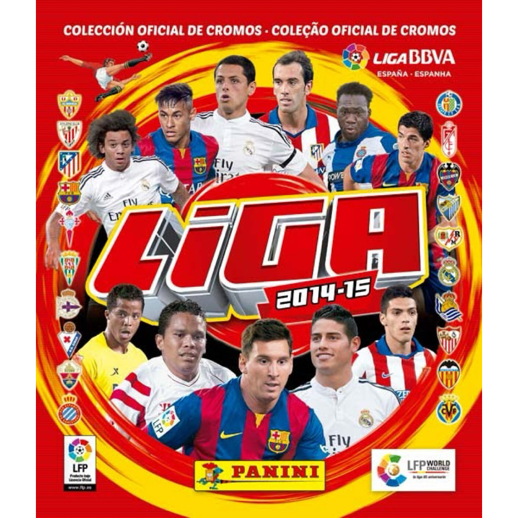 [การ์ดพิมพ์ลาย] การ์ดนักฟุตบอล Panini Laliga 14/15