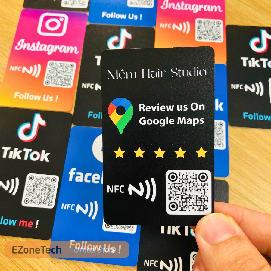รีวิวการ์ดอัจฉริยะ Google NFC และเทคโนโลยี QR แบบกําหนดเอง - EZoneTech