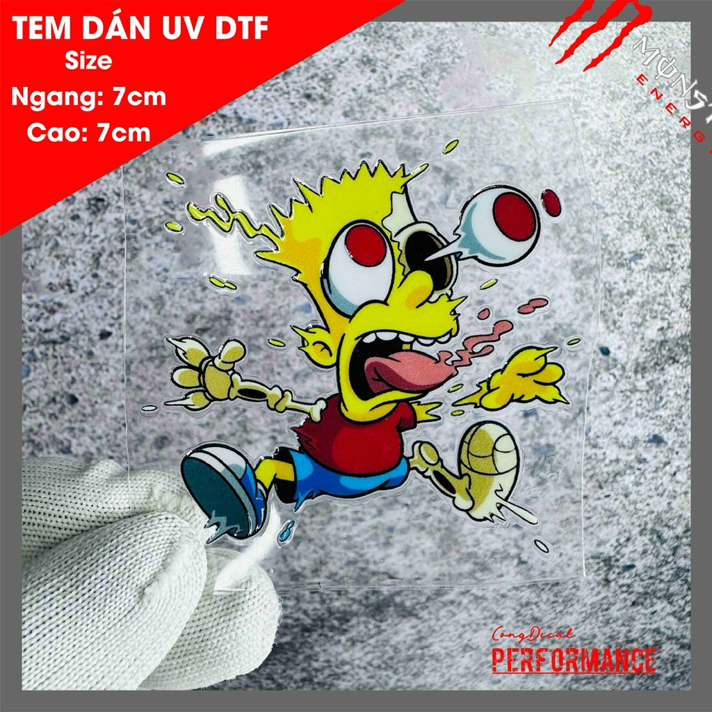 สติ๊กเกอร์ SIMPSON GIANG TAY (ไฟ) UV DTF MATERIAL