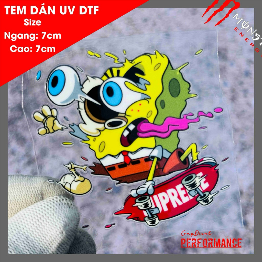 PLANE CHEESE CAKE STICKER UV DTF MATERIAL