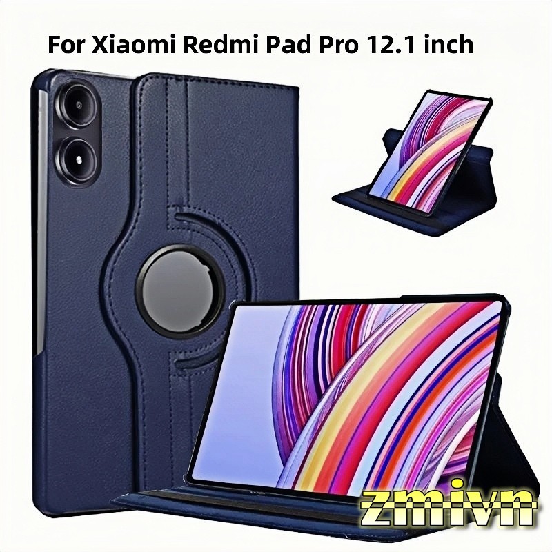 เคสหนังหมุนได้อัจฉริยะสําหรับ Xiaomi Redmi Pad 2 Pro, Pad 2Pro 12.1 นิ้ว 2025 ปกป้องอุปกรณ์