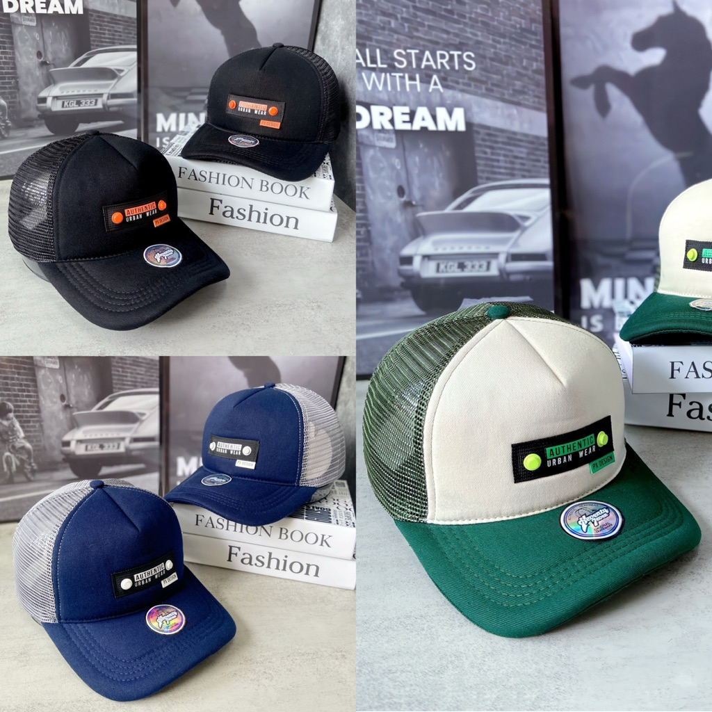 Authen หมวกเบสบอลแพทช์แฟชั่นสําหรับบุรุษและสตรีคุณภาพสูง