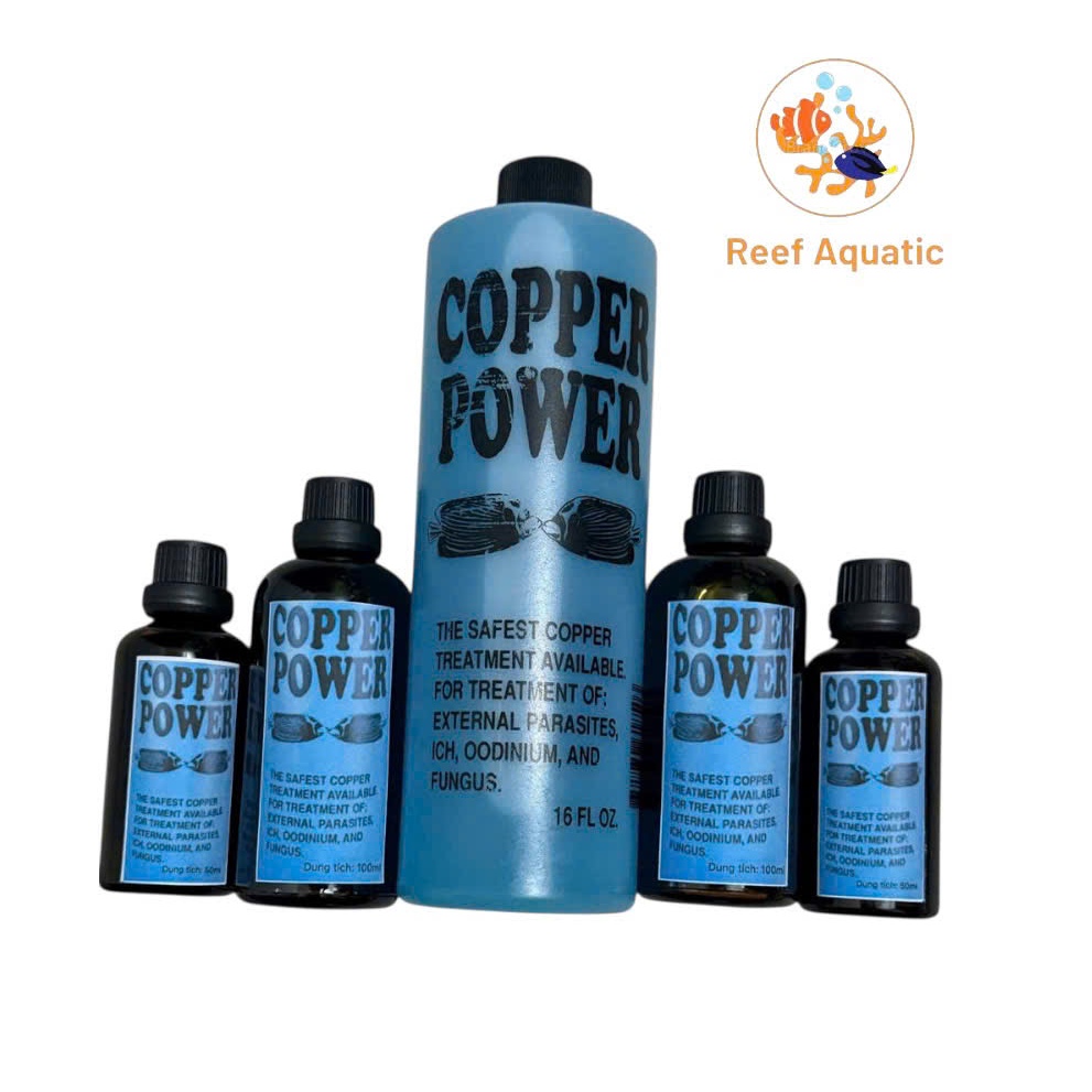 Copper Power ปลีก 30ml, 50ml, 100ml - เฉพาะในทรีตเมนต์ปลาและบํารุงปลา