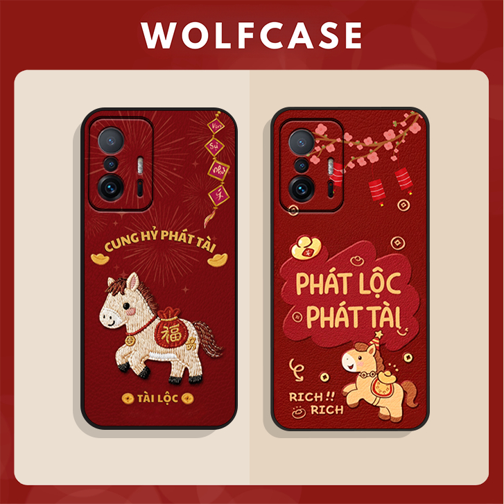 Xiaomi Mi11 5G - Mi 11 Lite 5G - Mi 11 Lite 5G NE Lucky Horse Tet Case