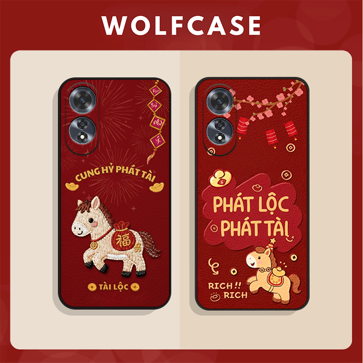 OPPO A60 4G เคสปีใหม่ Lucky Horse
