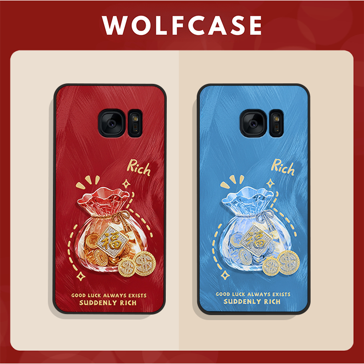 SamSung Note 5- S6- S6 Edge- S7- S7 Edge- Note Fe (Fan Edition) เคส Lucky Horse Tet