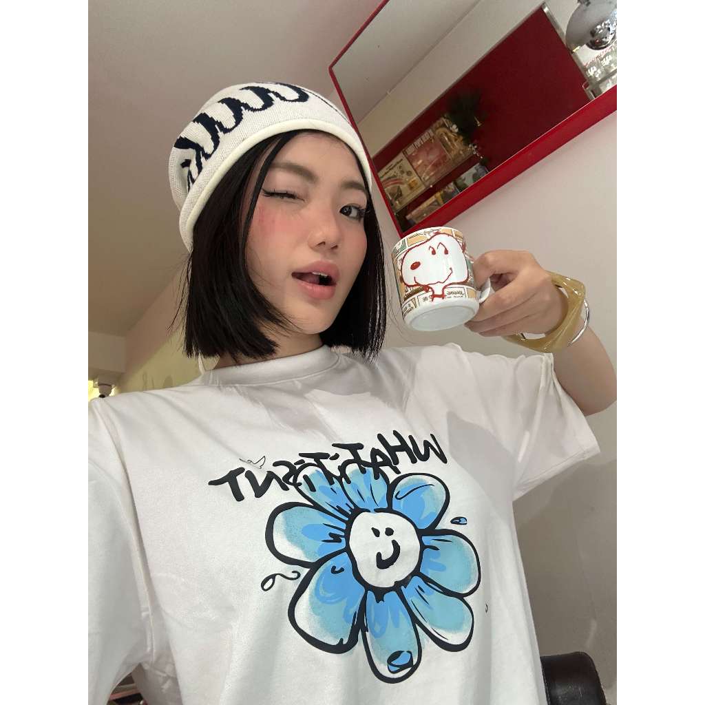 เสื้อยืด Wii Cotton Daisy – อะไรก็คือNt ราคา ถูกที่สุด ดีลบีเคเค แกลเลอรีภาพที่ 2