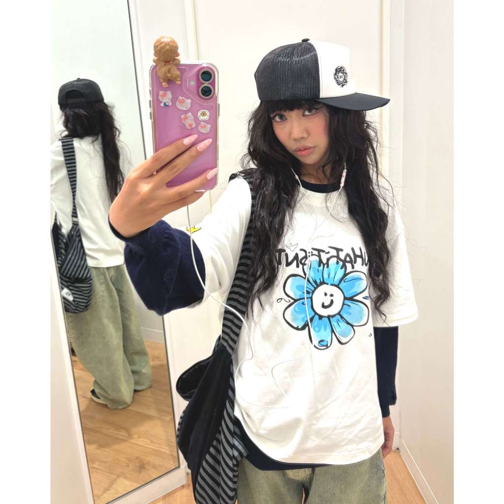 เสื้อยืด Wii Cotton Daisy – อะไรก็คือNt ราคา ถูกที่สุด ดีลบีเคเค แกลเลอรีภาพที่ 4