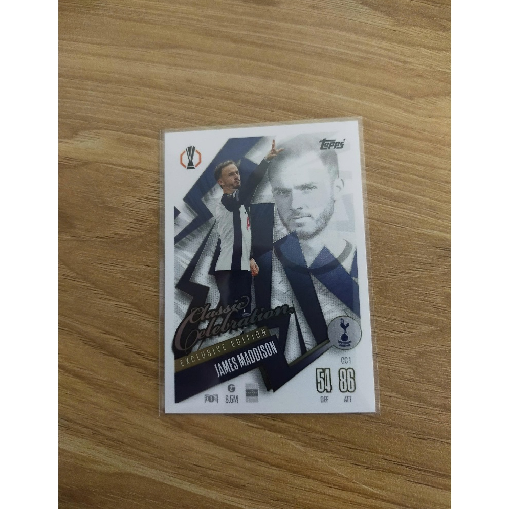 Topps Match Attax 24/25 Classic Celebration James Maddison Football Card - Tottenham Hotspur - Spurs
