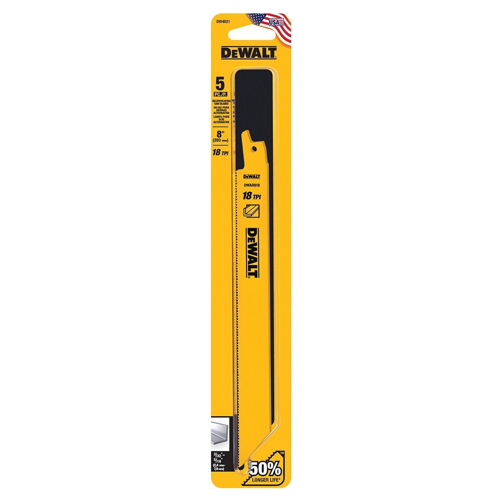 ใบเลื่อยตัดโลหะ Dewalt DW4821 MADE IN USA (แพ็ค 5 ชิ้น)