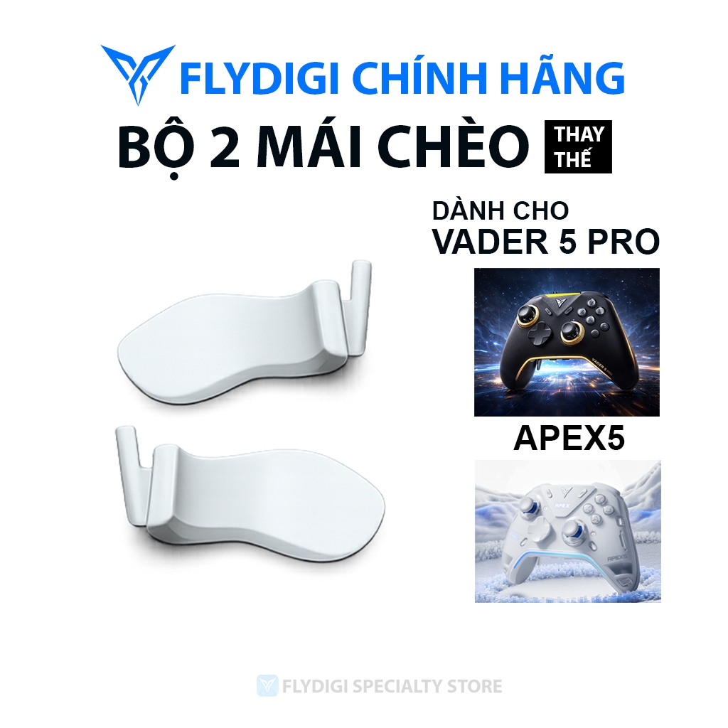 [ของแท้] Flydigi ชุดเปลี่ยน Oars (M3+M4) 2 ตัวสําหรับตัวควบคุม Flydigi Apex 5 / Vader 5 Pro