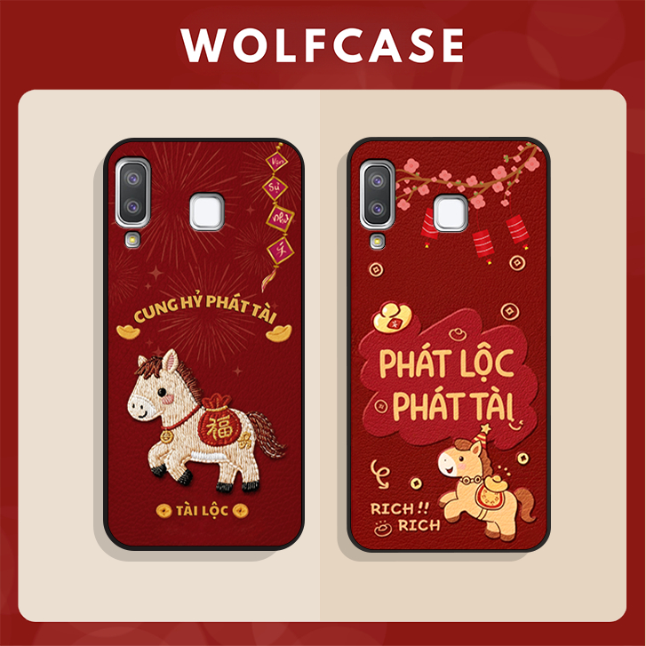 Samsung A8 Star - A9 Star Lucky Horse เคสปีใหม่