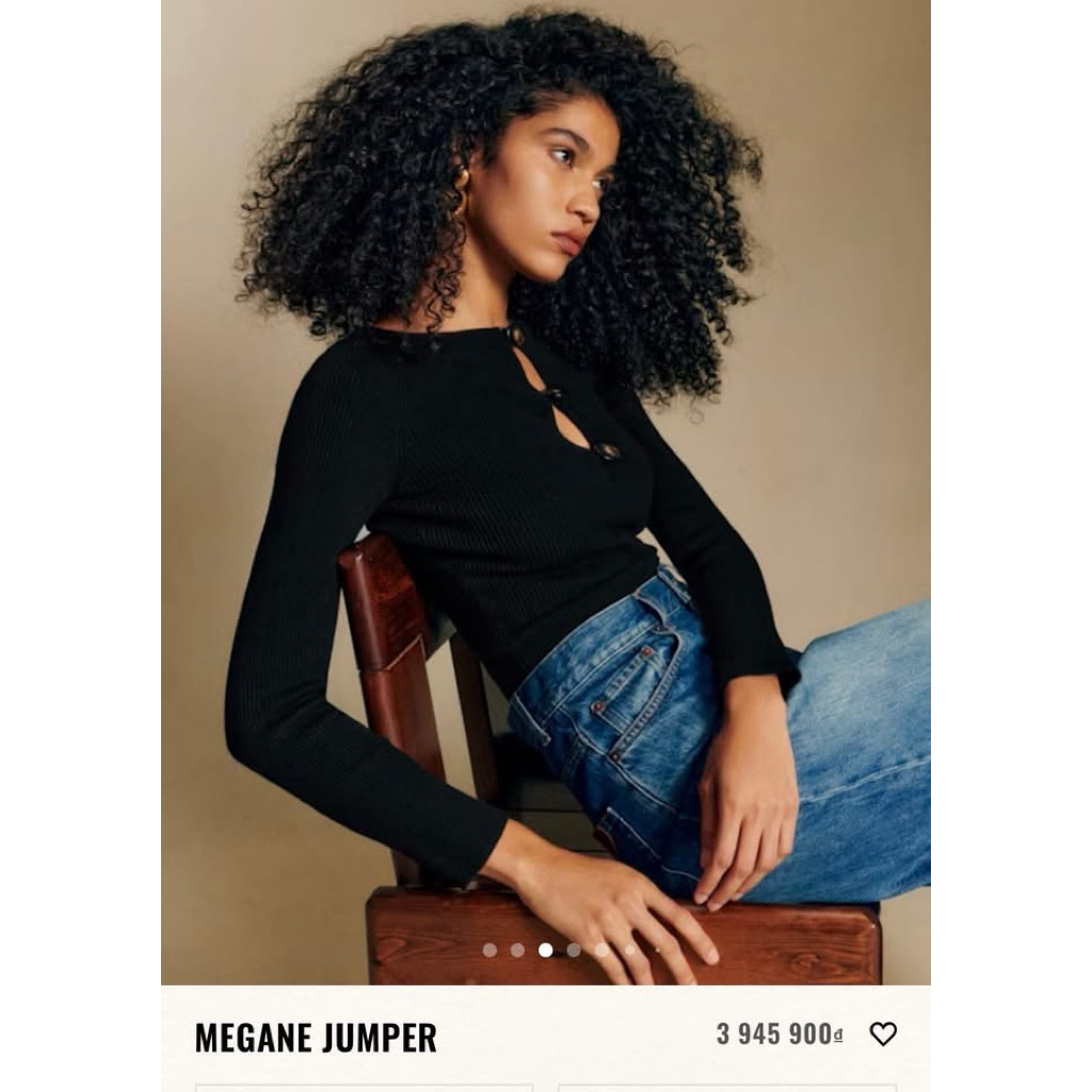 เสื้อสเวตเตอร์ Sezane ไซส์ S ใหม่