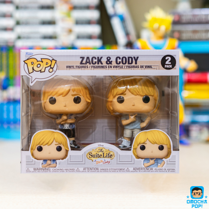 Funko Pop Disney Figure ของแท้ : ชีวิตที่เหมาะกับ Zack และ Cody : Zack & Cody 2pack