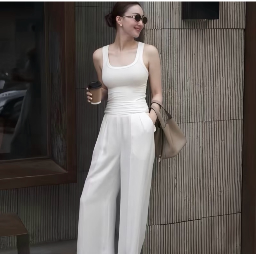 [ ภาพจริง ] ABI เสื้อกล้ามคอยูผ้าฝ้ายเนื้อเนียนดูดซับเหงื่อได้ดี