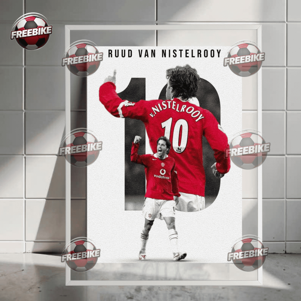 โปสเตอร์ RUUD VAN NISTELROOY พร้อมกรอบแก้วคริสตัลคุณภาพสูง