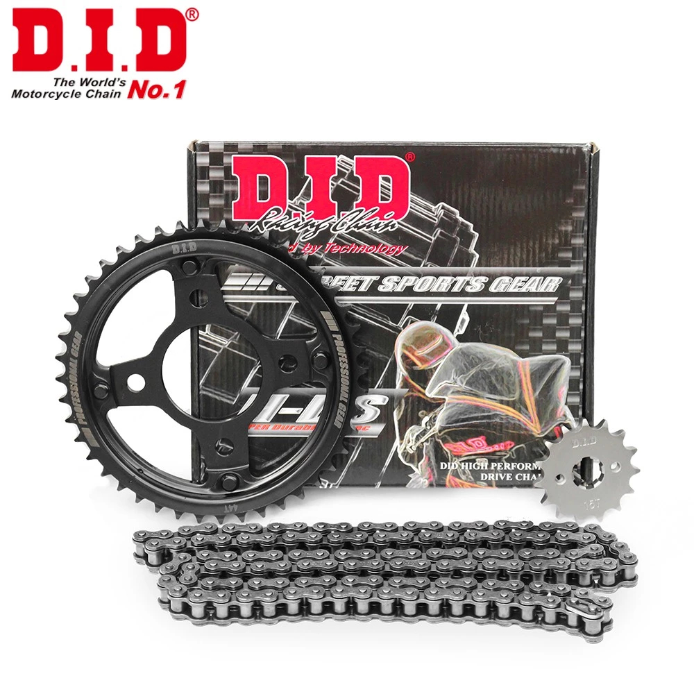 Honda Winner 150 / Winner X 15T Sprocket Set - 44T Sprocket DIY Chain 428HDN-120L 10L สีดําไม่มีซีลย