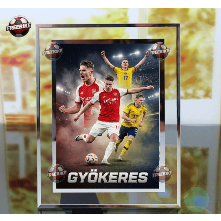 VIKTOR GYOKERES POSTER FRAME พร้อมแก้วคริสตัลคุณภาพสูง รุ่น 2