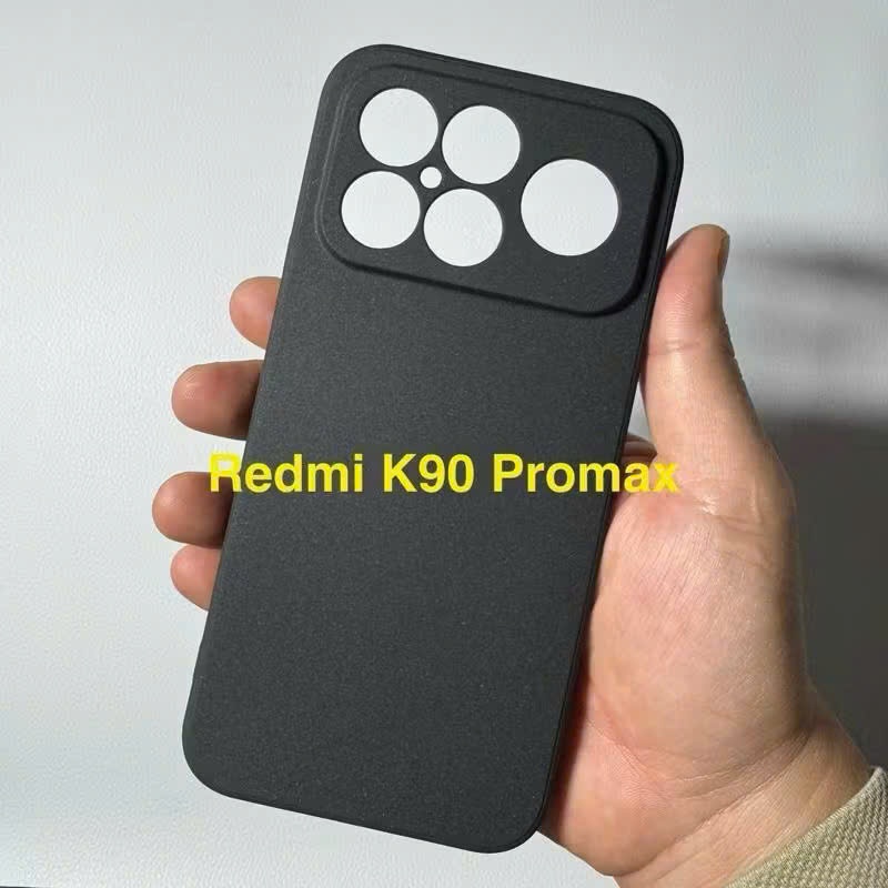 Xiaomi Redmi K90 / K90 Pro Max เคสยืดหยุ่นสีดําด้านป้องกันลายนิ้วมือ