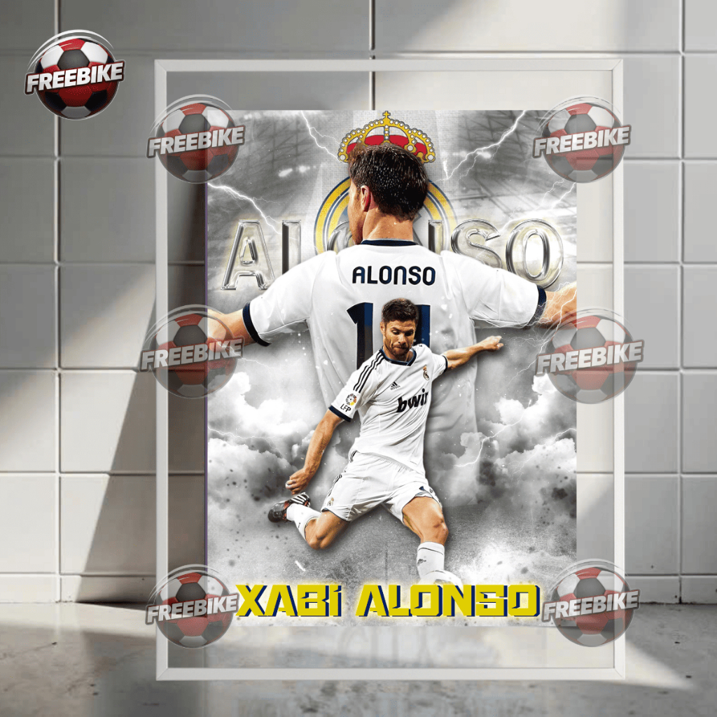 โปสเตอร์ XABI ALONSO พร้อมกรอบแก้วคริสตัลคุณภาพสูงรุ่น 1