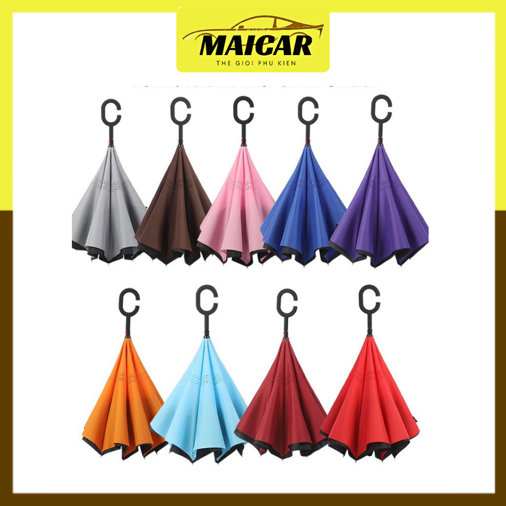 ร่มพับอัจฉริยะสไตล์ญี่ปุ่น, ร่มพับรูปตัว C 2 ชั้นกันน้ําที่สะดวก MCAR