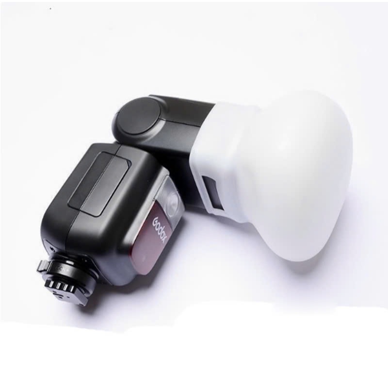 Softbox ซิลิโคนซิลิโคน diffuser สําหรับ Godox V860III V850III TT685 TT600 และ TT520 แฟลช