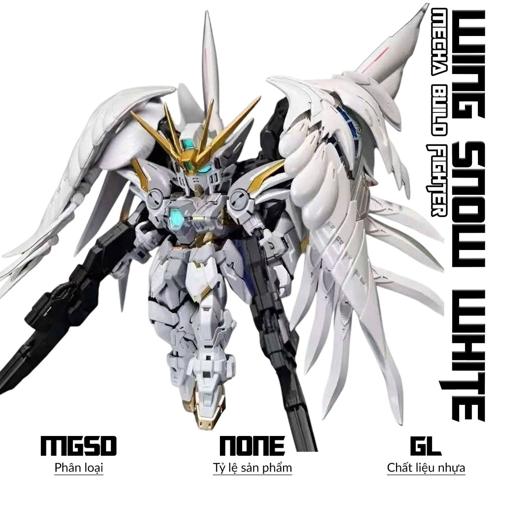 รุ่น MGSD Wing Snow white ของเล่นประกอบพลาสติก