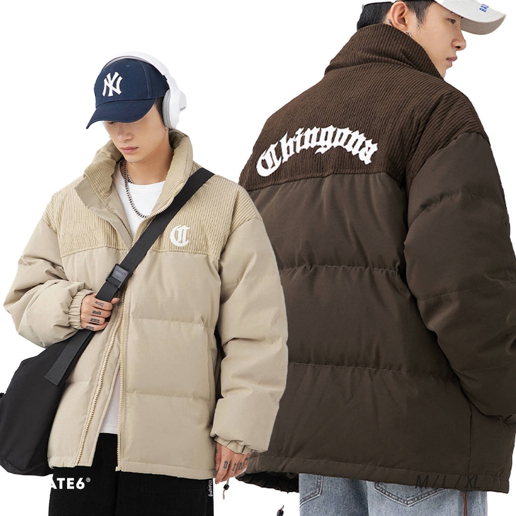 HL Mens Down Jacket คอปกคอเต่า เสื้อหนังเปลือยอ้วน 5115 - GATE6 - 5307