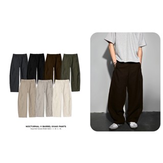 NOCTURNAL Barrel กางเกงสีกากีสําหรับผู้ชายและผู้หญิง Unisex …