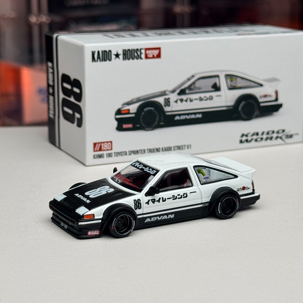Kaido House 1:64 สเกล Toyota AE86 รถโมเดล