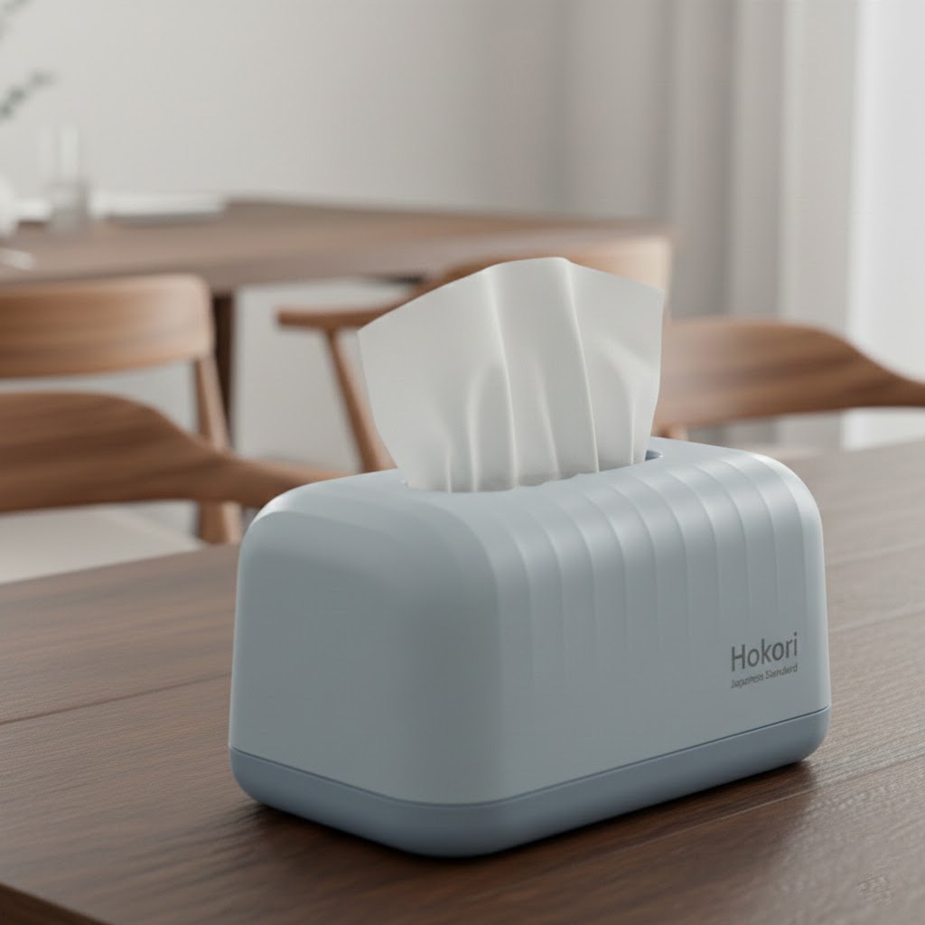 กล่องทิชชู่ทรงสี่เหลี่ยมวัสดุ PP คุณภาพสูง สะดวก SAM HOUSE กล่องทิชชู่ตั้งโต๊ะ DN555