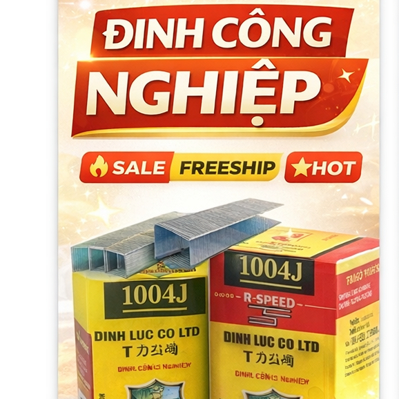 ตะปูอุตสาหกรรม ตะปูเจ สีขาว J1016, 1013J, J1019, J419... Dinh U - หลายแบบ