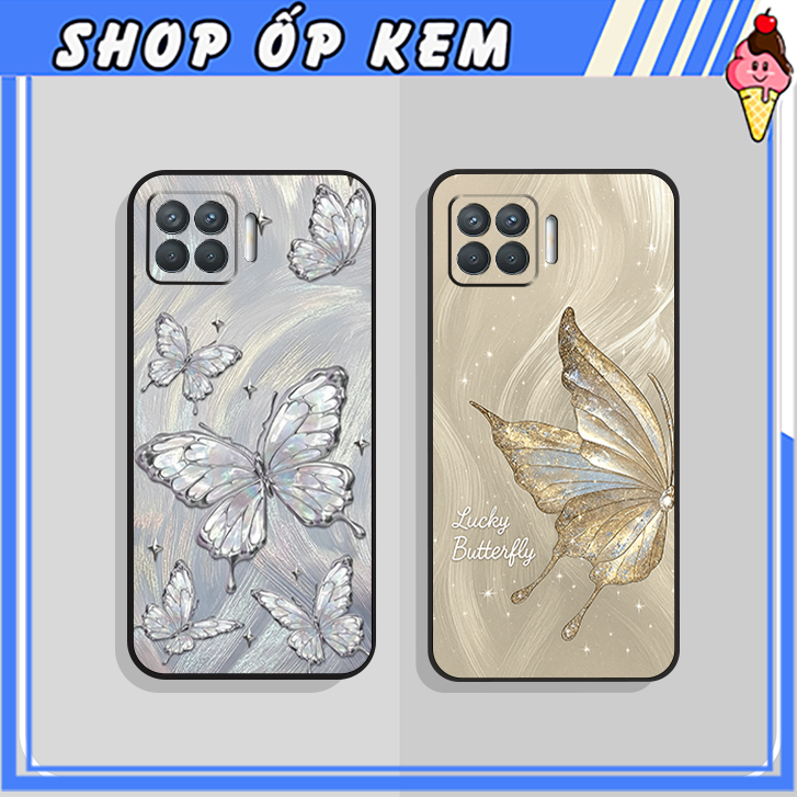 เคส Oppo A73 - A93 4G|ดอกไม้ผีเสื้อชินนี่ที่สวยงาม 5G