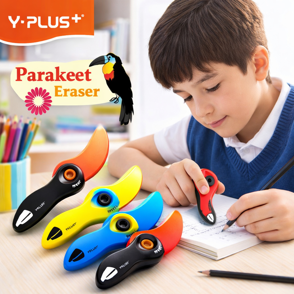 ยางลบรูปนกแก้ว Parakeet พรีเมี่ยม | YPLUS EX1301