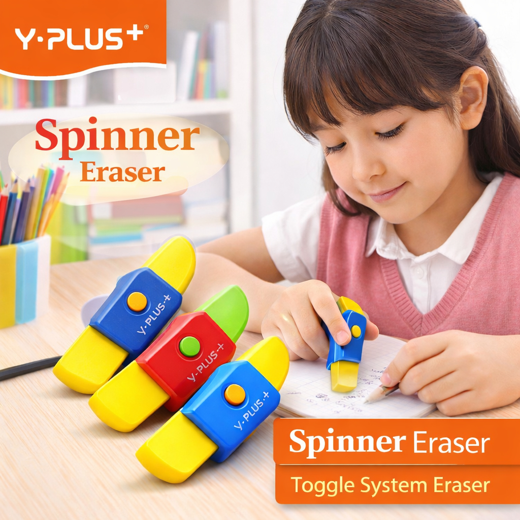 ยางลบดินสอ Spiner Yplus super clean สี Pastel EX110600