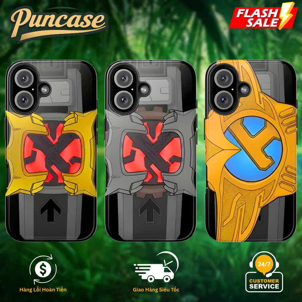 เคส 2 ชั้น Puncase Kamen Rider Den-O - เหมาะสําหรับทั้ง Iphone และ Samsung Galaxy S Series