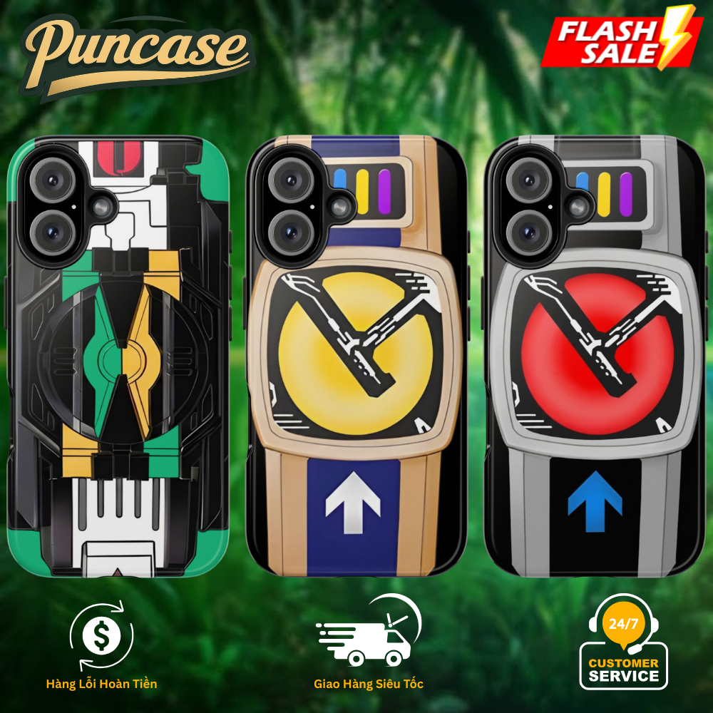 เคส 2 ชั้น Puncase Kamen Rider Den-O - เหมาะสําหรับทั้ง Iphone และ Samsung Galaxy S Series