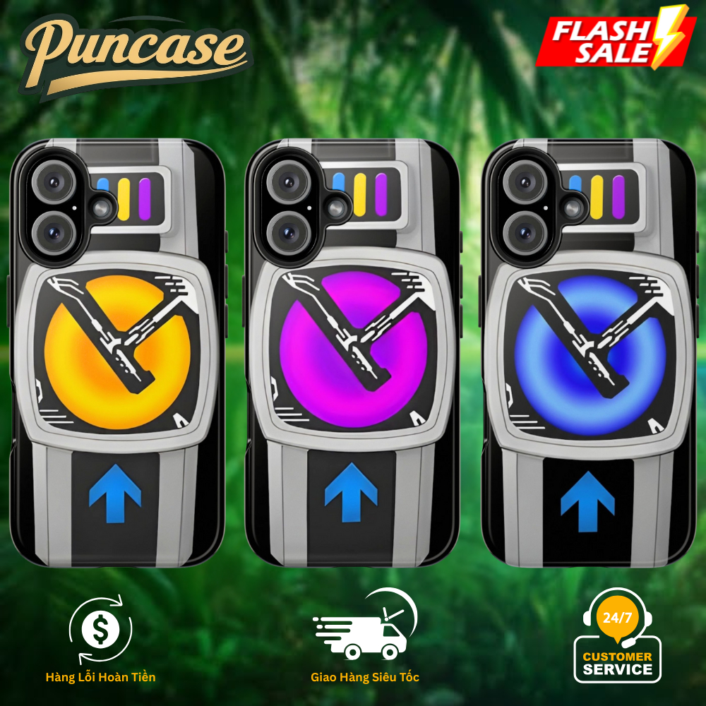 เคส 2 ชั้น Puncase Kamen Rider Den-O - เหมาะสําหรับทั้ง Iphone และ Samsung Galaxy S Series
