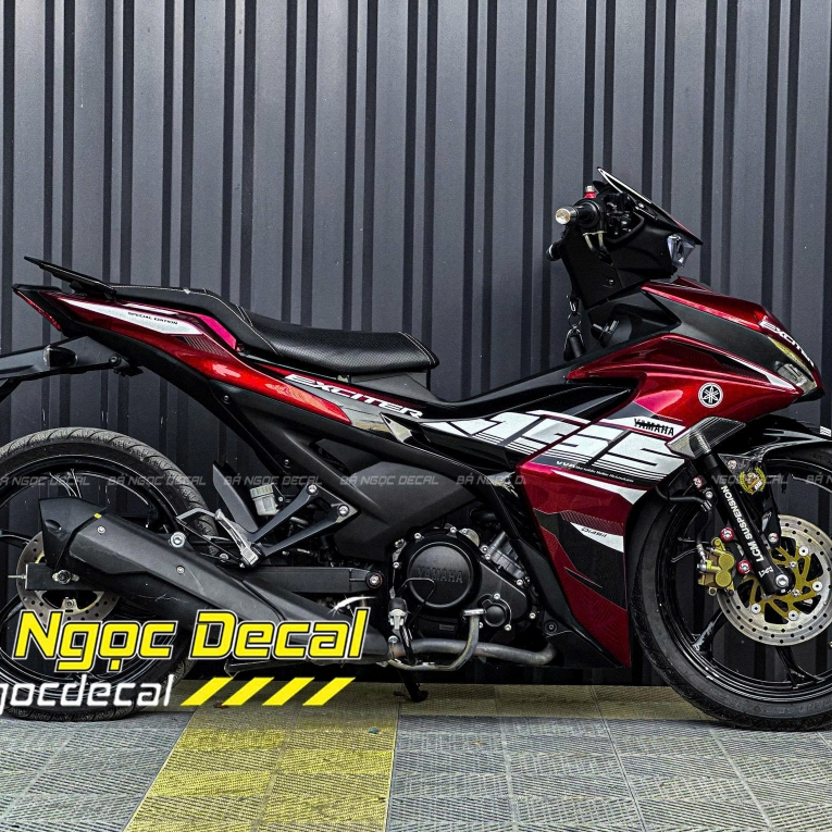 สติ๊กเกอร์ถอดได้ 155 สําหรับ Ex155 Exciter 155 vva สีแดงและดํา