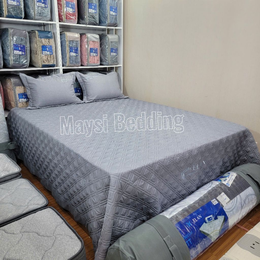 เอแลน ทีพี แผ่นชุด 3 ทําจากผ้าฝ้าย เทนเซล รวม 1 แผ่นผ้านวมและปลอกหมอน 2 ชิ้น 45x65