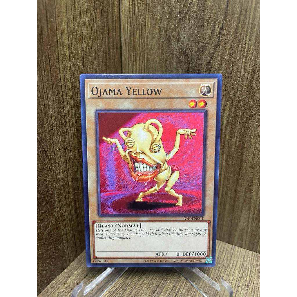 ยูกิโอ! (การ์ดยูกิโอ! ของแท้ ) Ojama Yellow / IOC-EN001