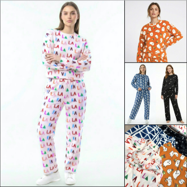 D0uble Zer0 BND01 ชุดผ้าสักหลาดผ้าฝ้ายแขนยาว (รูปแบบเล็ก)