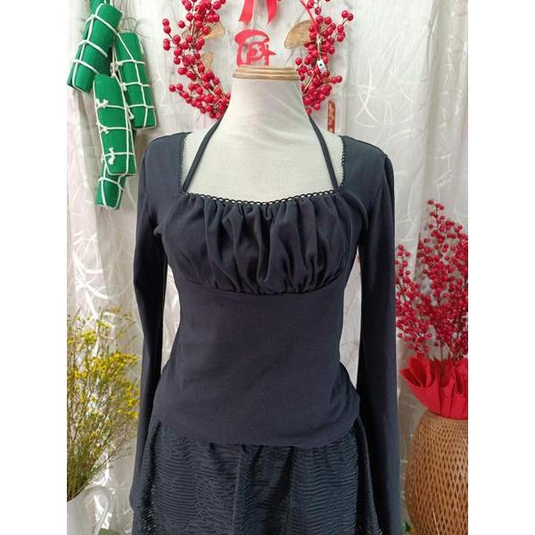 MANIA CUTIE clearance - เสื้อยืดผูกโบว์ bymo - SIZE M