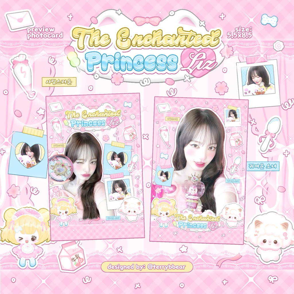 Photocard/Card des LIZ IVE 40/100 ชิ้น (สีชมพู)