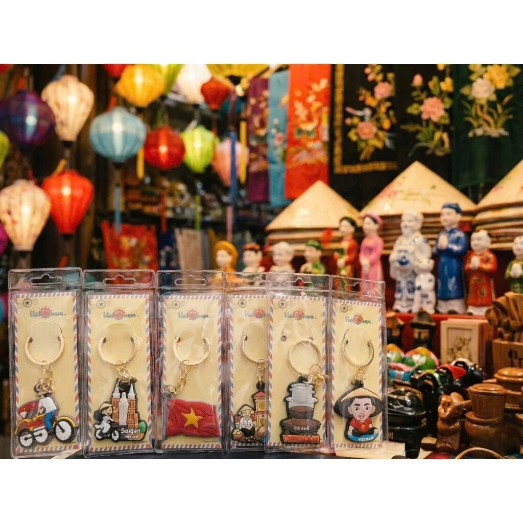 ชุดพวงกุญแจ 6C PICTURES OF SOUVEN VIETNAM SAPA NOOIL COFFEE LICH - พวงกุญแจของที่ระลึก SOUVENIR200