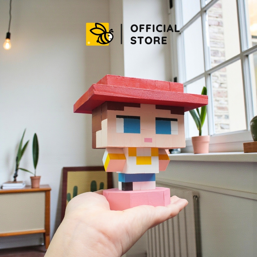 Toy Story Jessie, Woody, Buzz - Wooden Handmade, Pixar Disney Figure