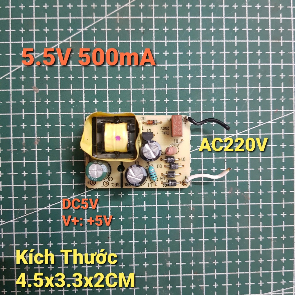 Panasonic แหล่งจ่ายไฟไร้เคส 5V0.5A 5V500mA 5V 500mA สําหรับอุปกรณ์อิเล็กทรอนิกส์และแผงวงจร