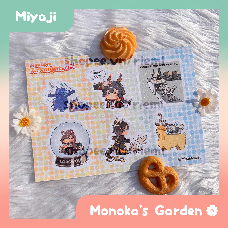 สติ๊กเกอร์Random Arknights GO! ศิลปินมิยาจิ