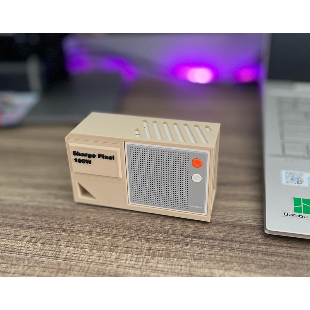 เคสตกแต่งสําหรับ Sharge Pixel 100W 3D พิมพ์